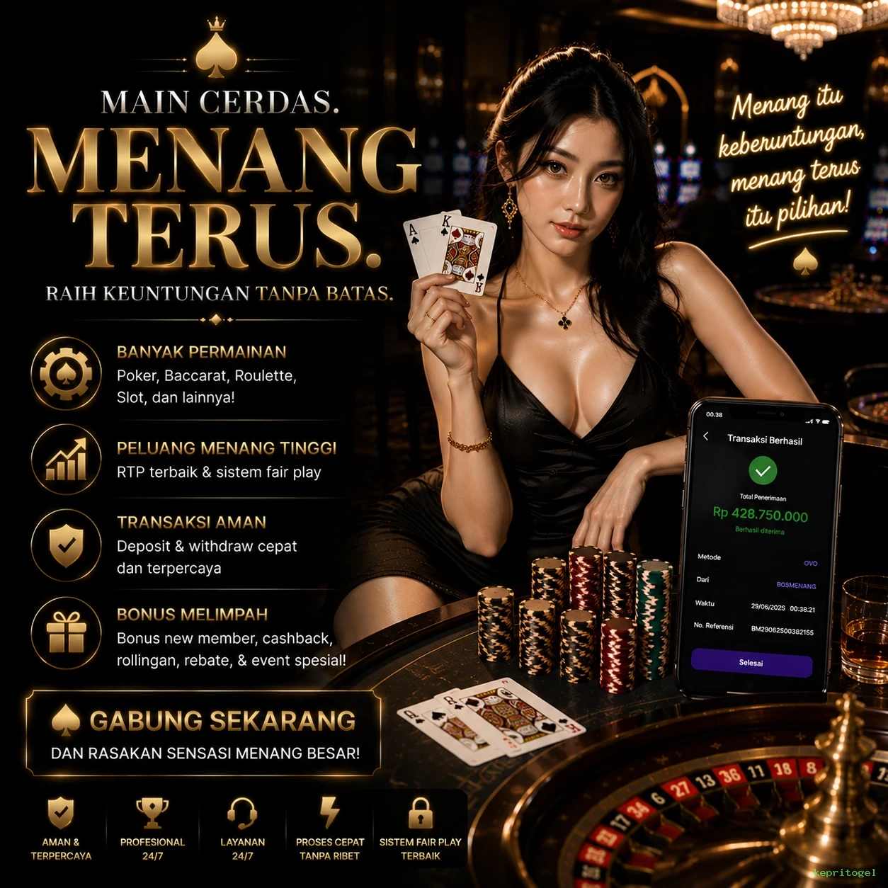 kepritogel Bonus Menarik